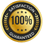100% satisfaction guaranteed seal